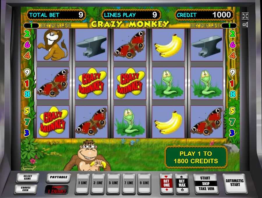 игровые автоматы обезьянки онлайн играть